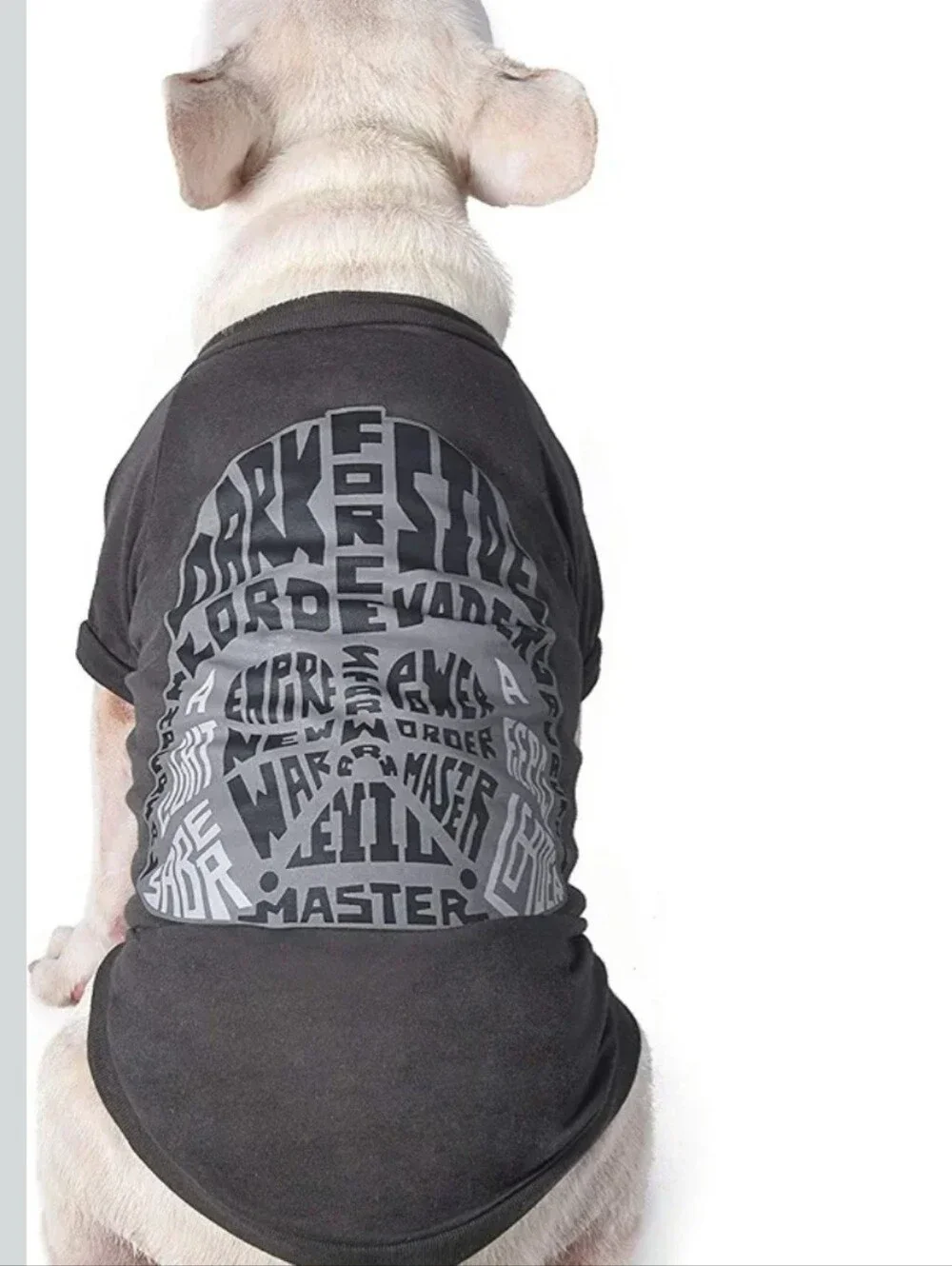 Dogs Dark Gray Star Wars Graphic Tee - Vader Helmet Design